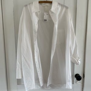 Oversized Button Up Top